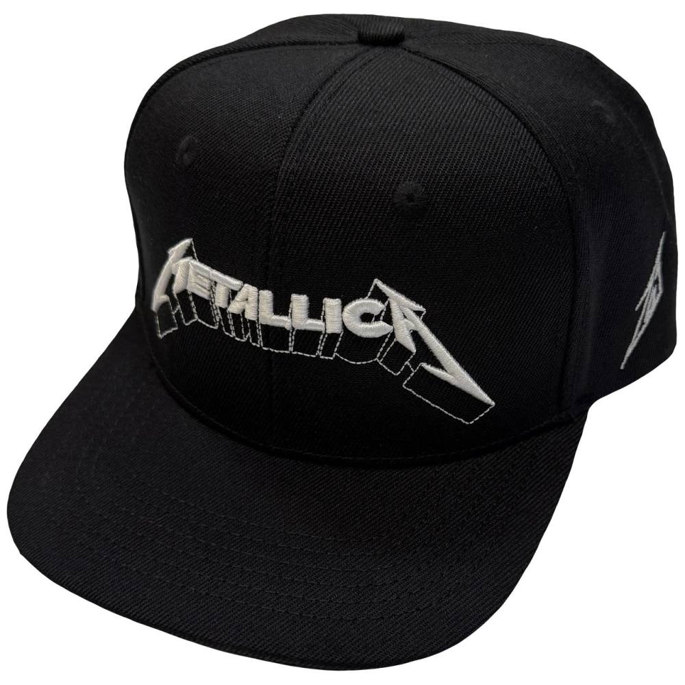 Metallica - 3D & M Logos Snapback Cap - Black